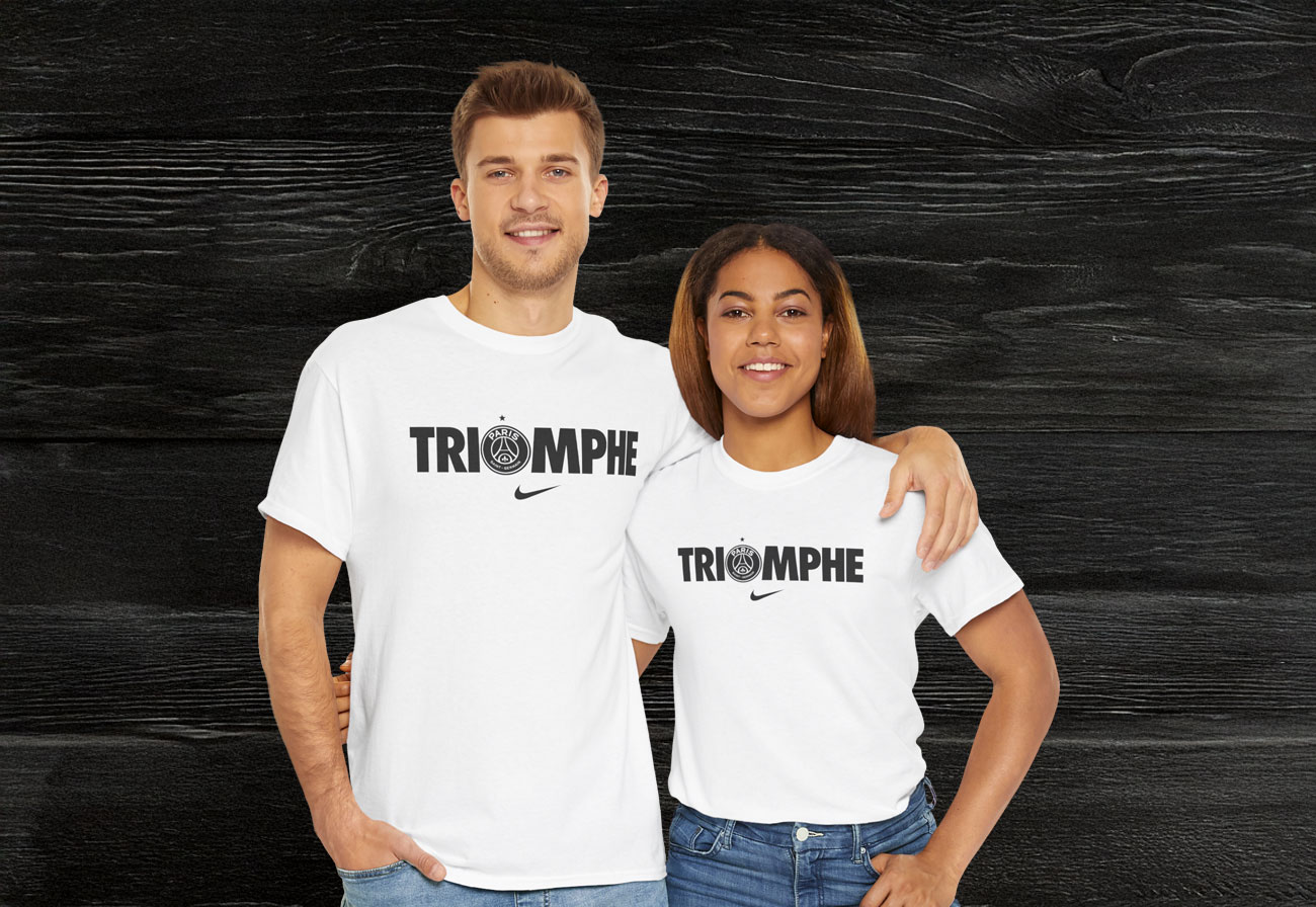 Dembele Triomphe PSG Nike UCL Champions T-Shirt