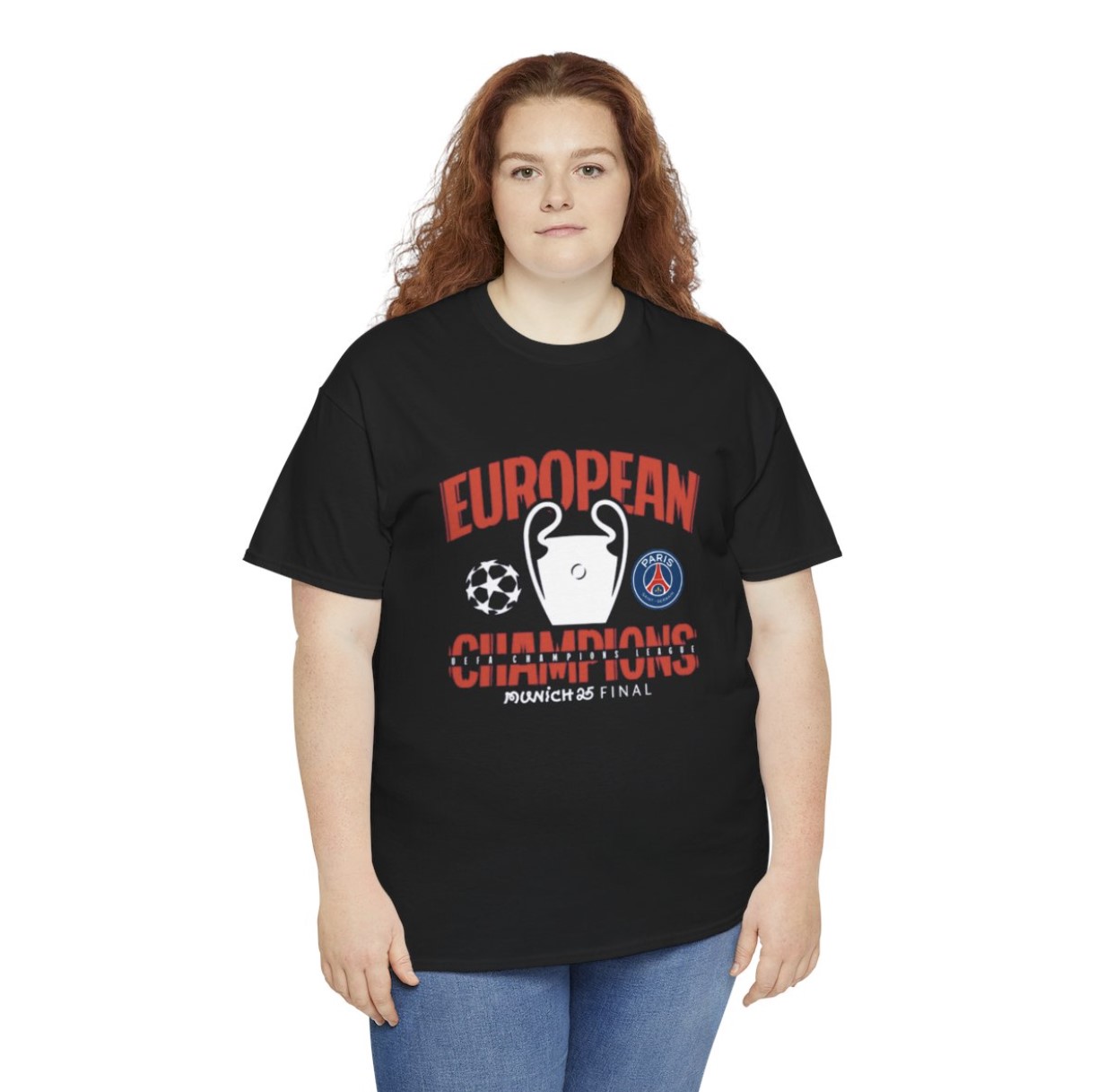 PSG UCL Champions 2025 European Champions Shirt