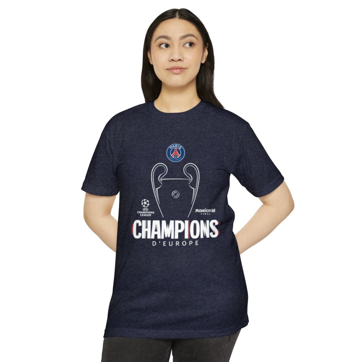 PSG UCL Champions T-Shirt Womens
