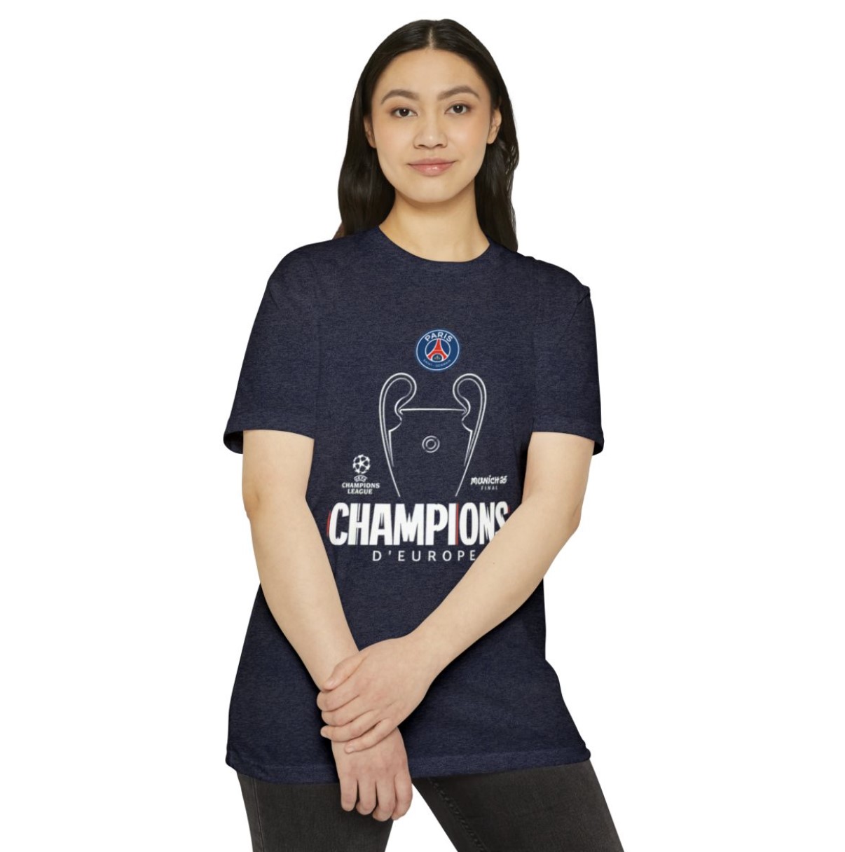 PSG UCL Champions T-Shirt Womens