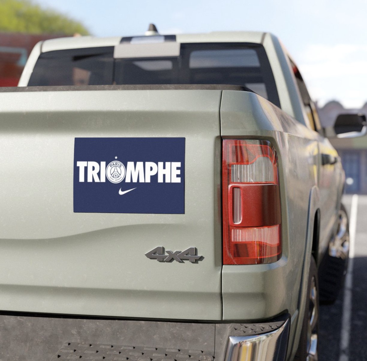 Triomphe PSG Nike UCL Champions Car Magnet