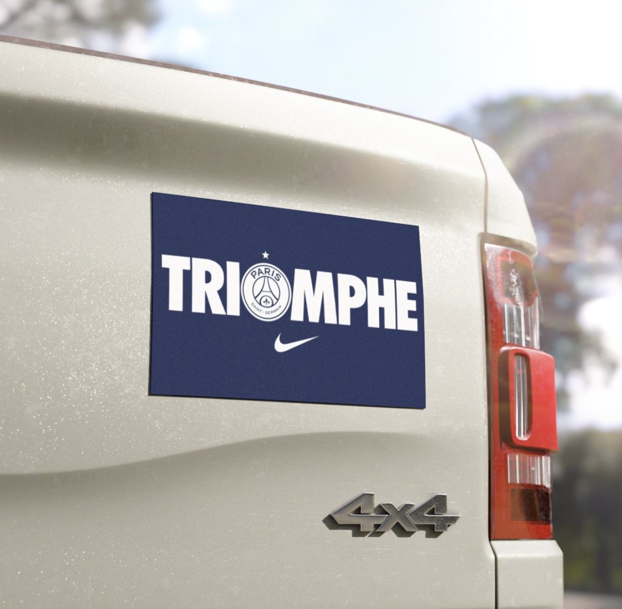 Triomphe PSG Nike UCL Champions Car Magnet