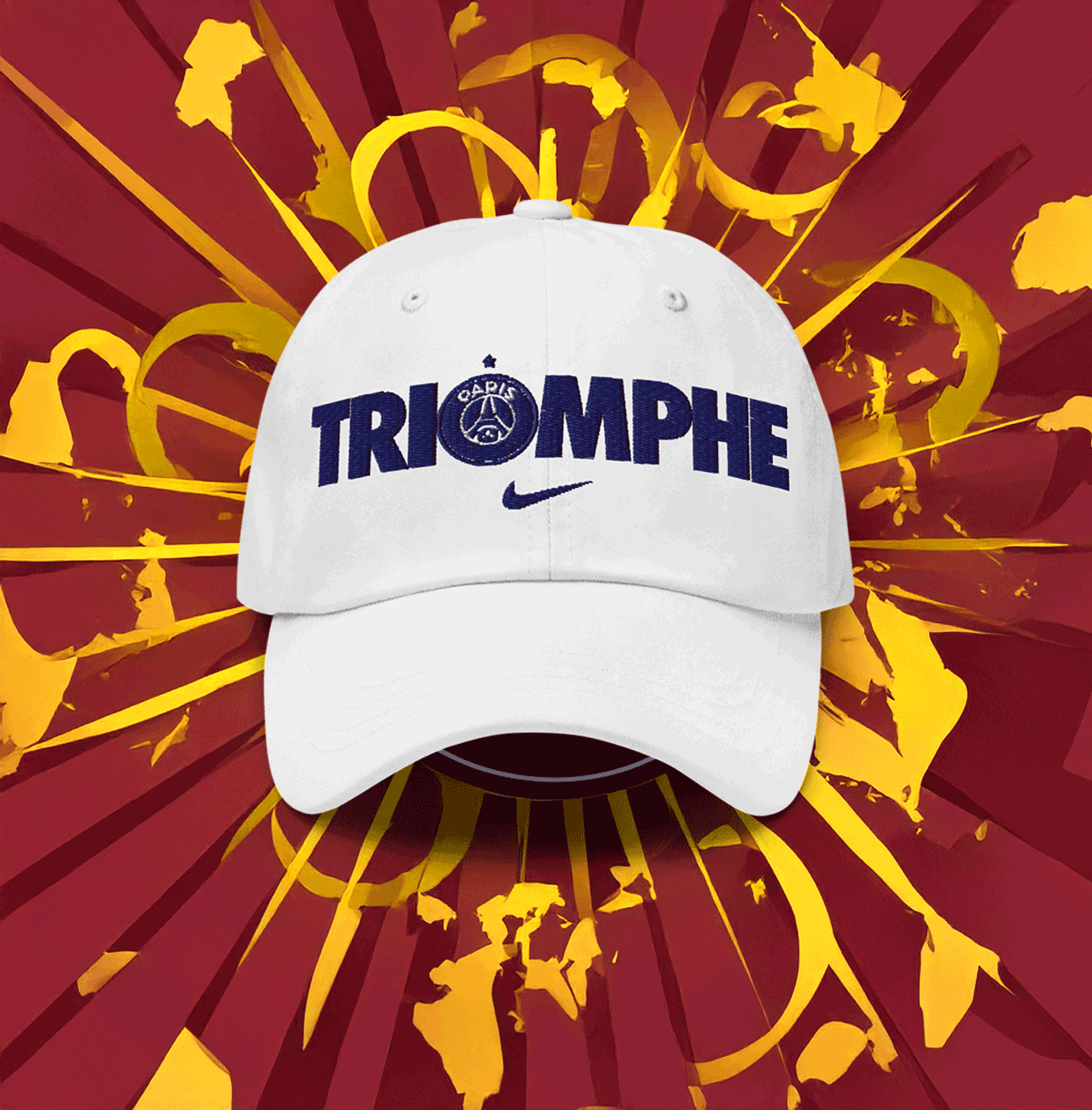 Triomphe PSG Nike UCL Champions Hat white