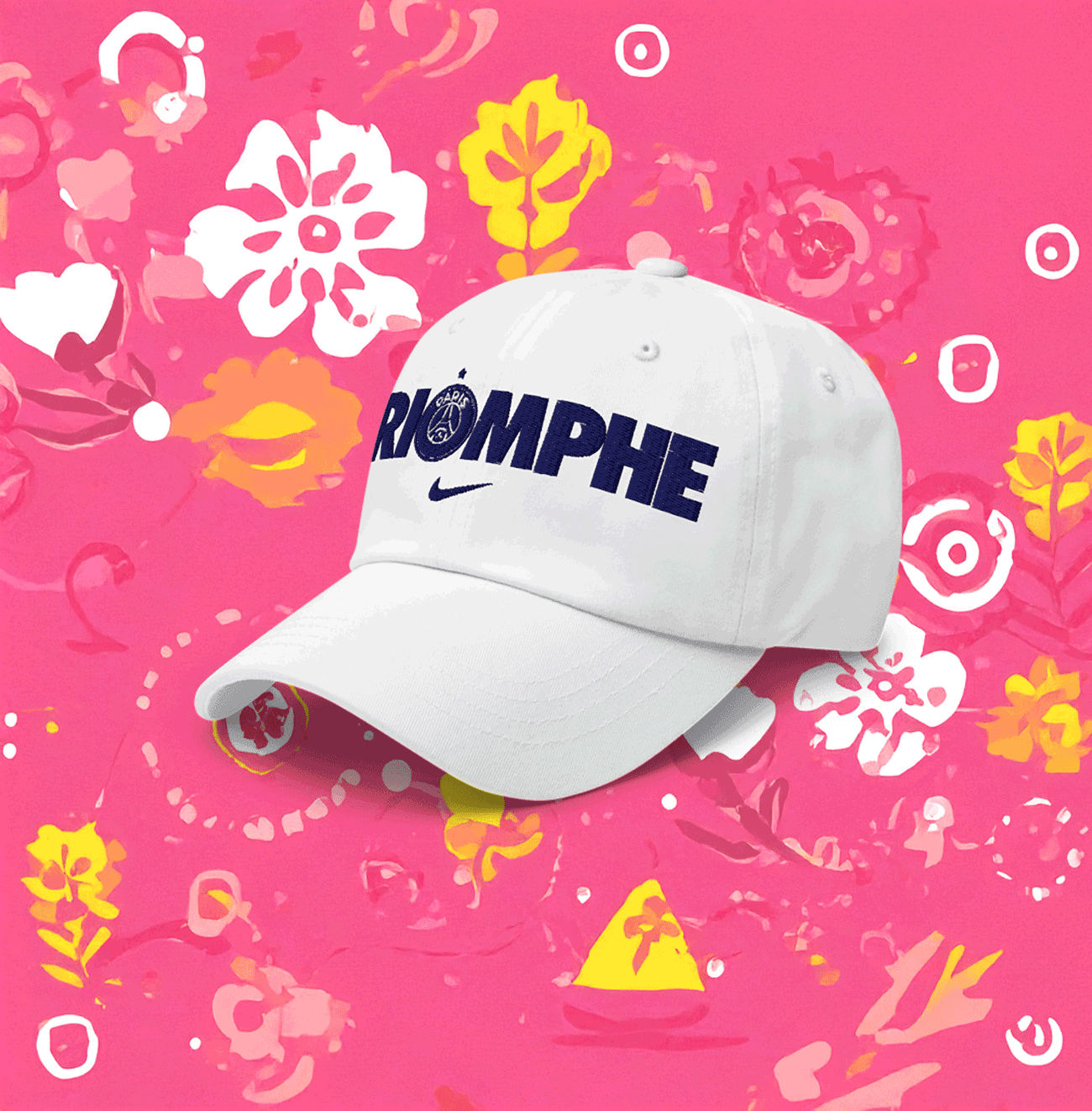 Triomphe PSG Nike UCL Champions Hat white