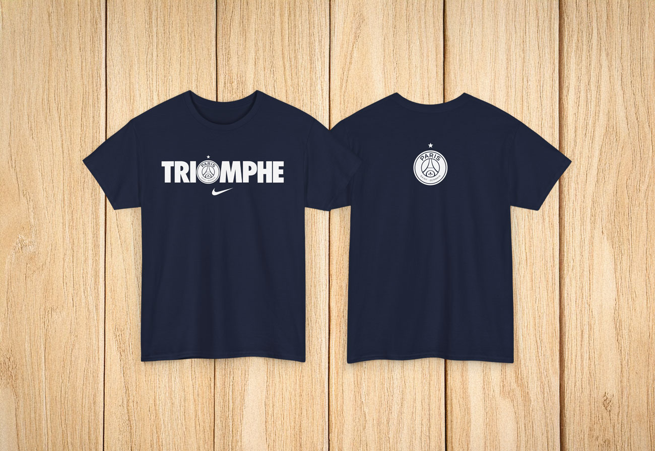 Triomphe PSG Nike UCL Champions T-Shirt